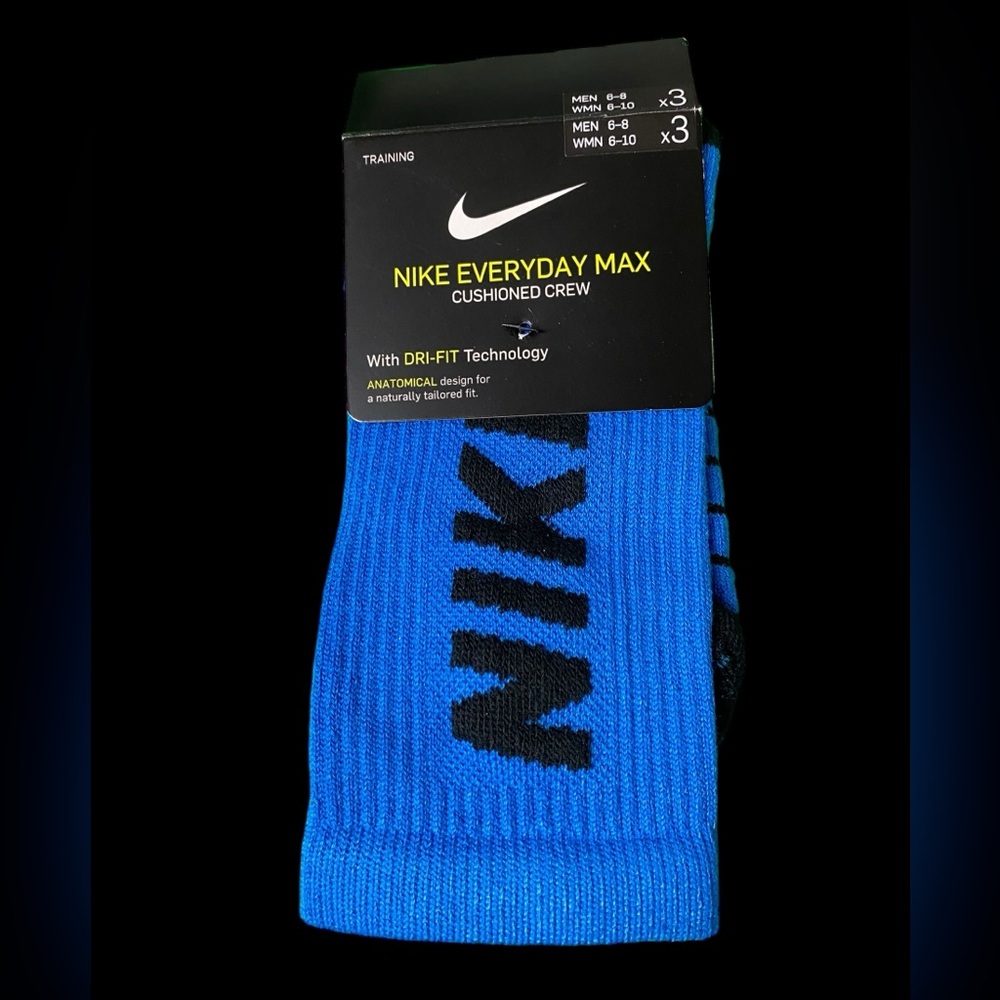 Nike Mens Cushioned Crew Socks Sz. 6-8